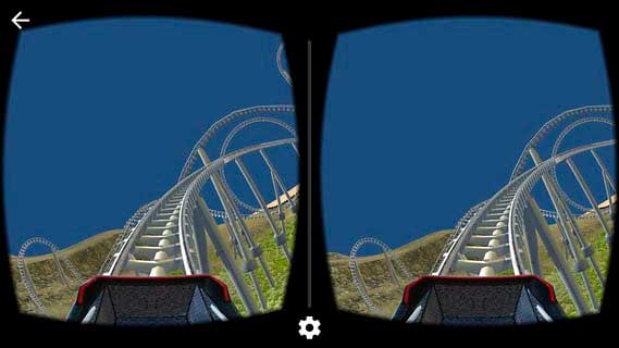 VR Cardboard Roller Coaster游戏评测 刺激的3D过山车