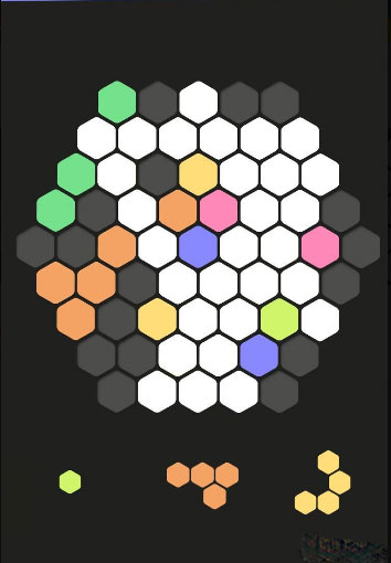 六边形消除游戏玩法图